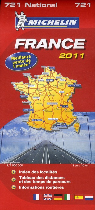 CARTE NATIONALE FRANCE - T7680 - CN 721 FRANCE 2011