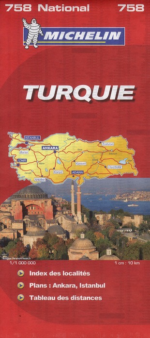 CARTE NATIONALE MONDE - T12350 - CN 758 TURQUIE 2011