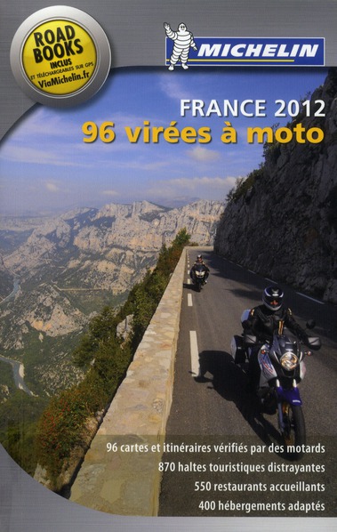 LIVRES THEMATIQUES TOURISTIQUE - T42400 - 96 VIREES A MOTO FR 2012