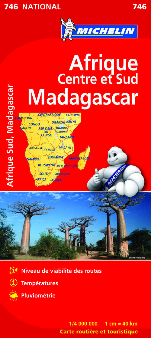 CARTE NATIONALE AFRIQUE CENTRE ET SUD, MADAGASCAR / AFRICA CENTRAL & SOUTH, MADAGASCAR