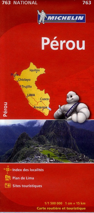CARTE NATIONALE PEROU / PERU