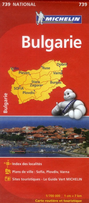 CARTE NATIONALE BULGARIE / BULGARIA