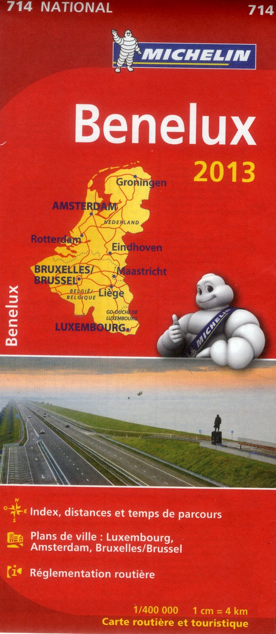 CARTE NATIONALE EUROPE - T8950 - CN 714 BENELUX 2013