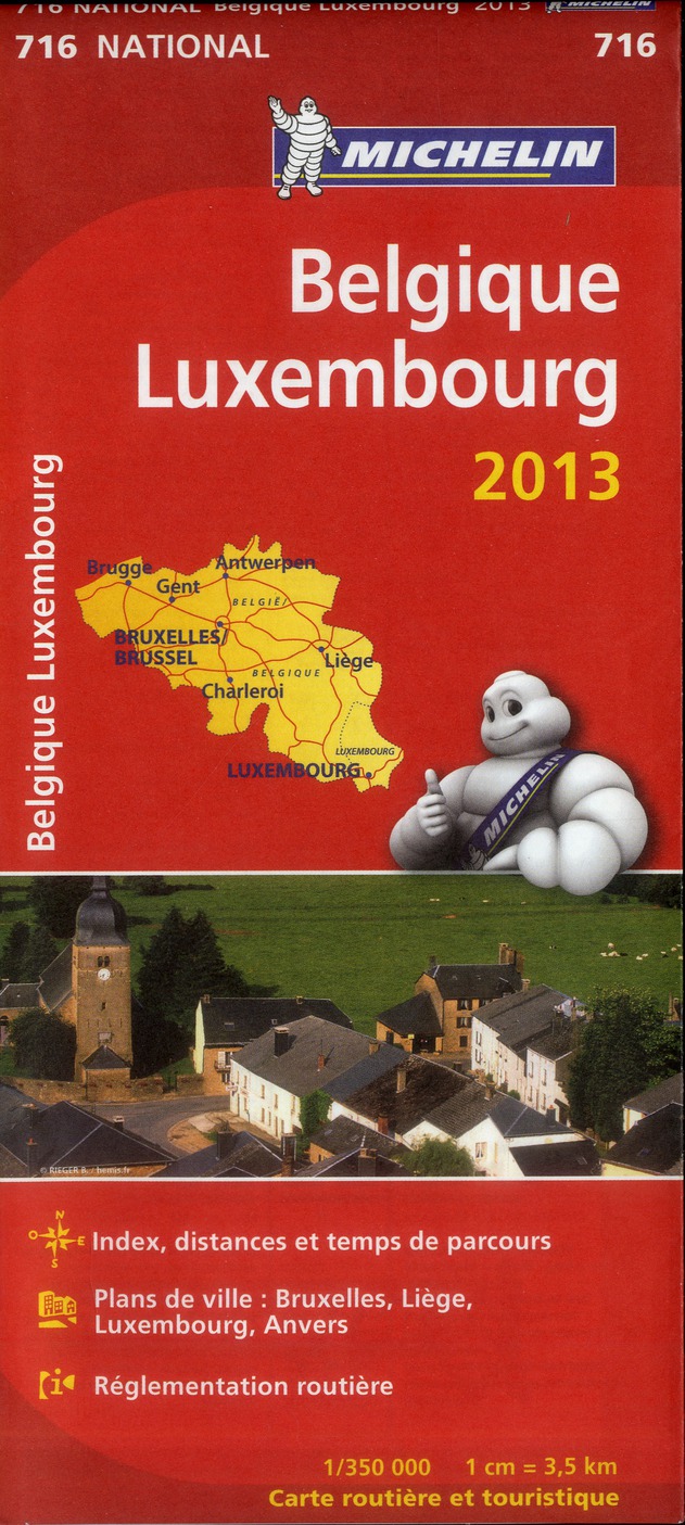 CARTE NATIONALE EUROPE - T9250 - CN 716 BELGIQUE LUXEMBOURG 13