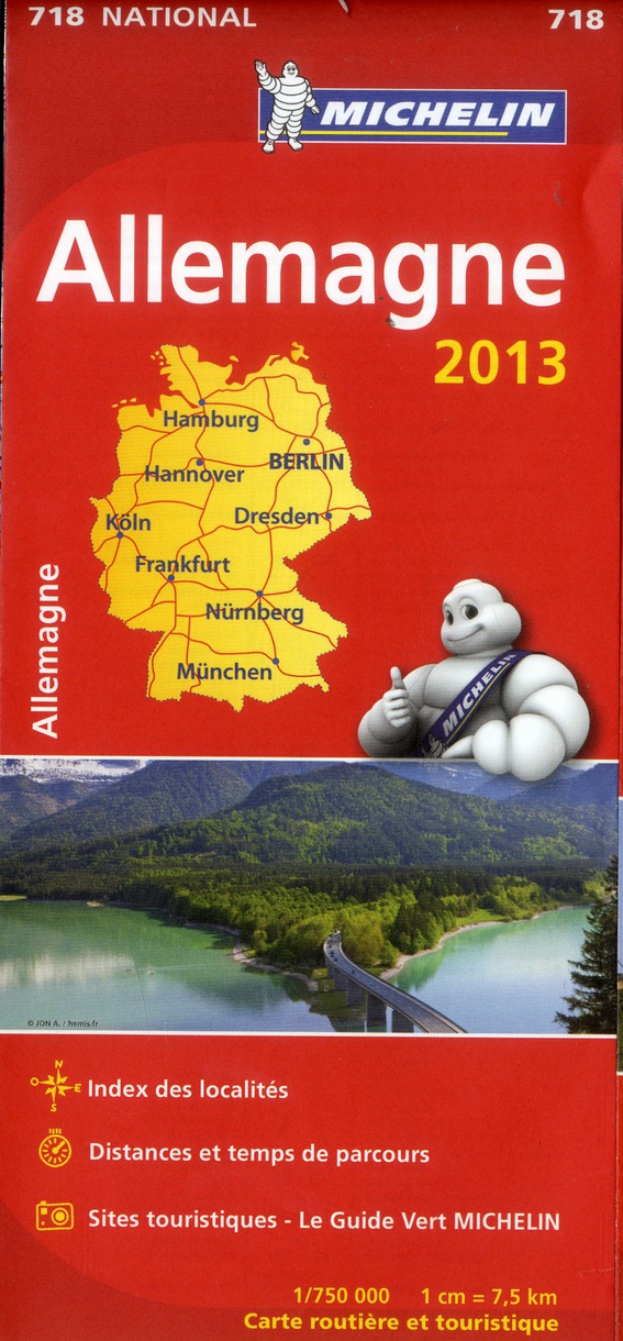 CARTE NATIONALE EUROPE - T9450 - CN 718 ALLEMAGNE 2013