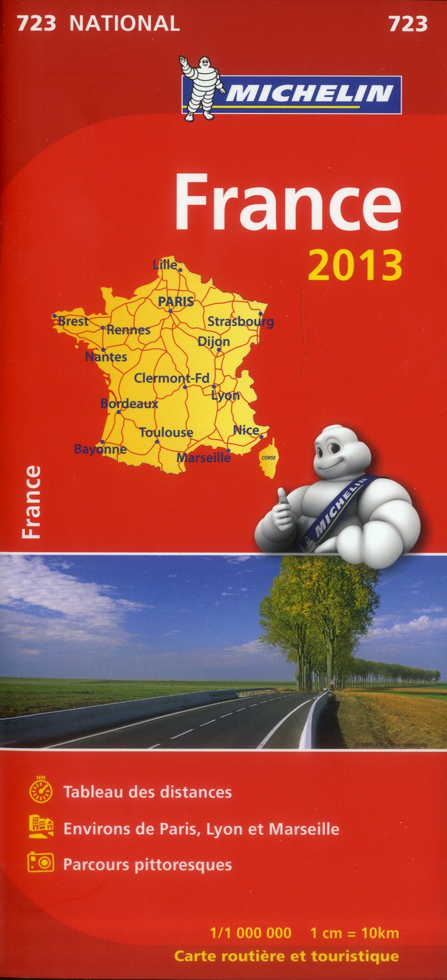 CARTE NATIONALE FRANCE - T7920 - CN 723 FRANCE 2013 (FORMAT LIVRET)