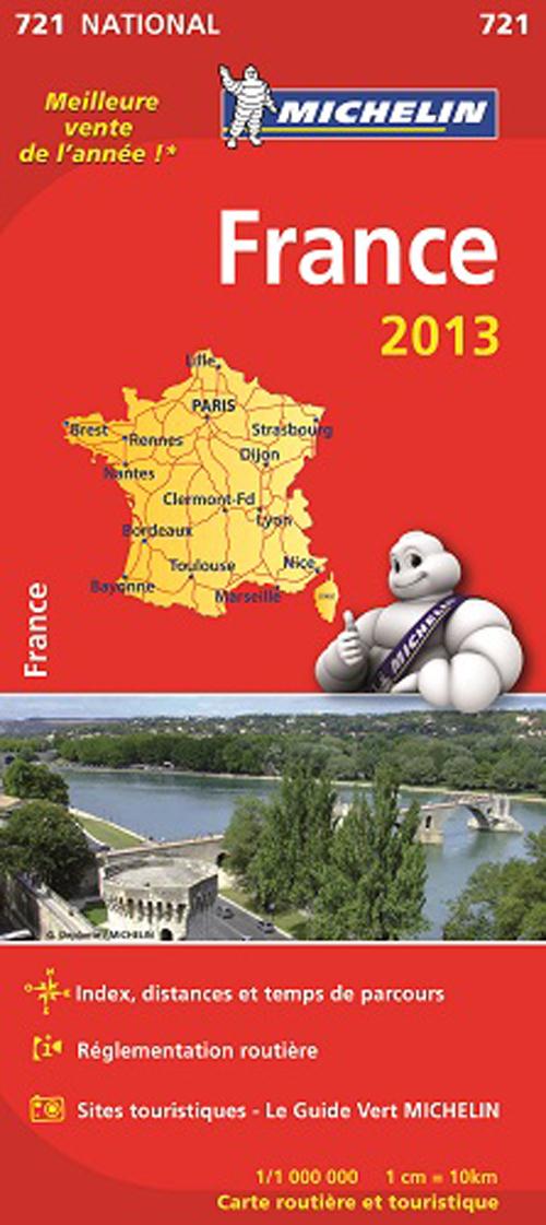 CARTE NATIONALE FRANCE - T7680 - CN 721 FRANCE 2013