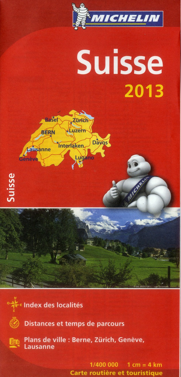 CARTE NATIONALE EUROPE - T9750 - CN 729 SUISSE 2013