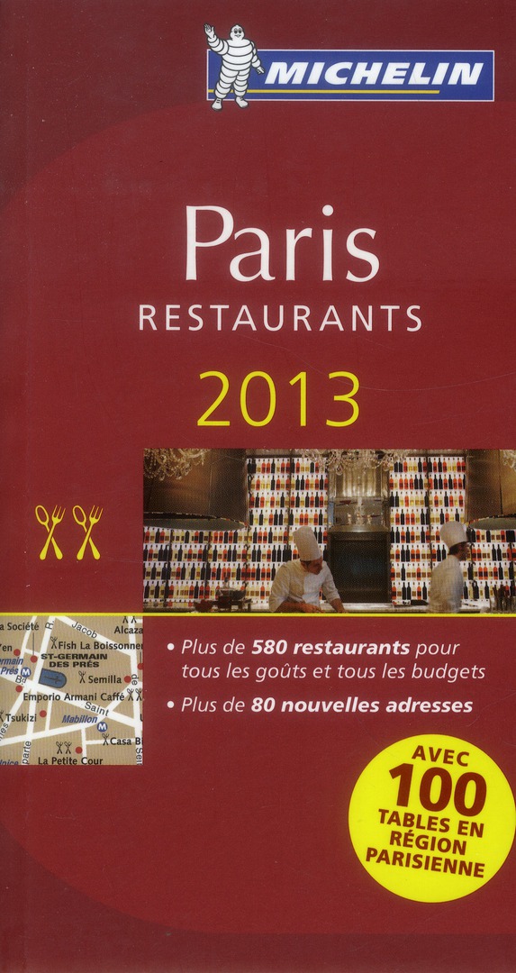 GUIDES MICHELIN VILLES - T56050 - GUIDE MICHELIN PARIS 2013