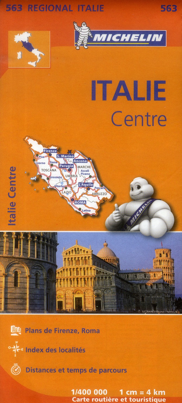 CARTE REGIONALE ITALIE CENTRE