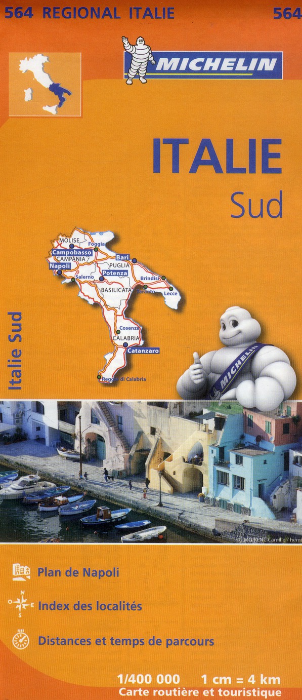 CARTE REGIONALE ITALIE SUD