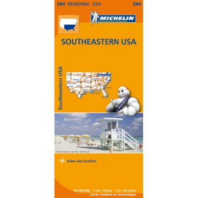 CARTE REGIONALE SOUTHEASTERN USA