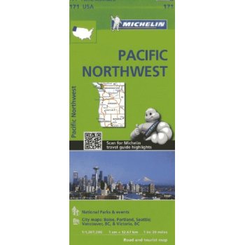 CARTE ZOOM PACIFIC NORTHWEST, PACIFIQUE NORD-OUEST