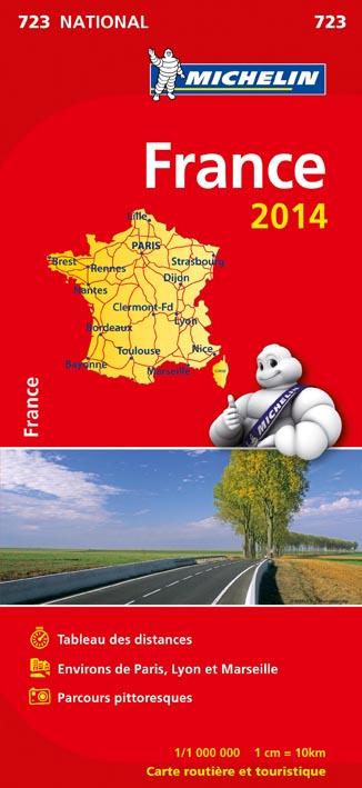 CARTE NATIONALE FRANCE - T7920 - CN 723 FRANCE 2014 (F.LIVRET)