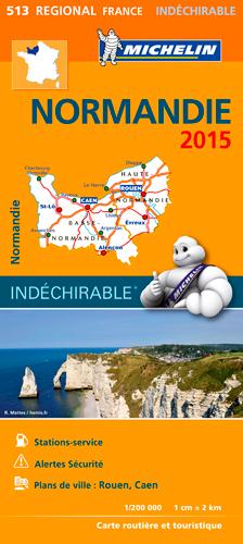 CARTE REGIONALE NORMANDIE 2015