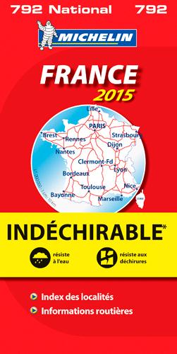 CARTE NATIONALE FRANCE 2015 - INDECHIRABLE