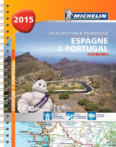 ATLAS EUROPE - T25360 - ESPAGNE & PORTUGAL 2015 - ATLAS ROUTIER ET TOURISTIQUE