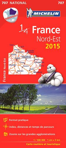 CARTE NATIONALE FRANCE - T8060 - CARTE NATIONALE 707 FRANCE NORD-EST 2015