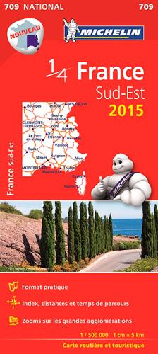 CARTE NATIONALE FRANCE - T8080 - CARTE NATIONALE 709 FRANCE SUD-EST 2015