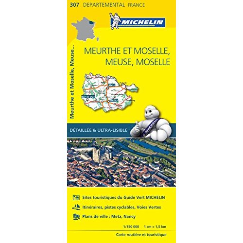 CARTE DEPARTEMENTALE MEURTHE ET MOSELLE, MEUSE, MOSELLE