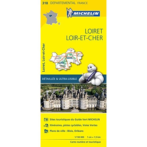 CARTE DEPARTEMENTALE LOIRET, LOIR-ET-CHER