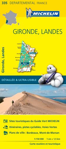 CARTE DEPARTEMENTALE GIRONDE, LANDES