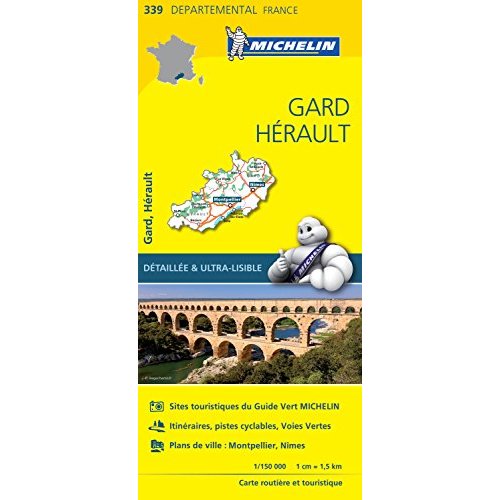 CARTE DEPARTEMENTALE GARD, HERAULT