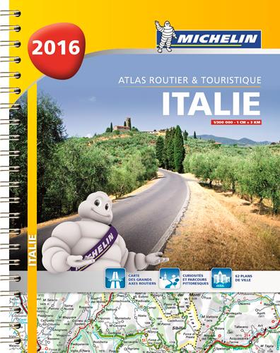 ATLAS EUROPE - T25420 - ITALIE 2016 - ATLAS ROUTIER ET TOURISTIQUE - A4 SPIRALE