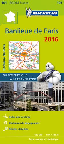 CARTE ZOOM FRANCE - T4550 - CARTE ZOOM 101 BANLIEUE PARIS 2016