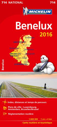 CARTE NATIONALE EUROPE - T8950 - CARTE NATIONALE 714 BENELUX 2016