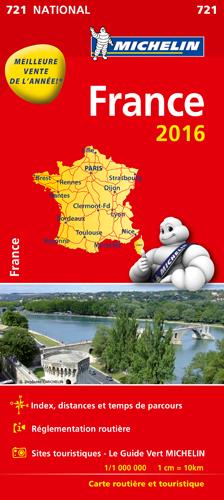 CARTE NATIONALE FRANCE - T7680 - CARTE NATIONALE 721 FRANCE 2016