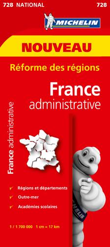 CARTE NATIONALE FRANCE DEPARTEMENTALE ET ADMINISTRATIVE