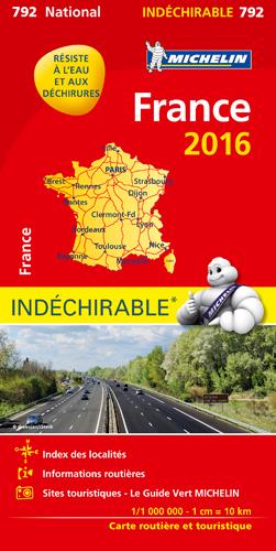 CARTE NATIONALE FRANCE - T7800 - CARTE NATIONALE 792 FRANCE 2016 - INDECHIRABLE