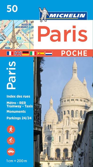 PLANS DE VILLE MICHELIN FRANCE - PLAN PARIS POCHE