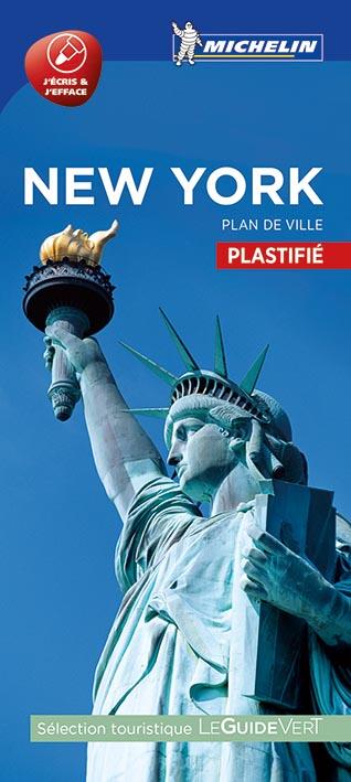 PLANS DE VILLE MICHELIN EUROPE - PLAN NEW YORK (PLASTIFIE)