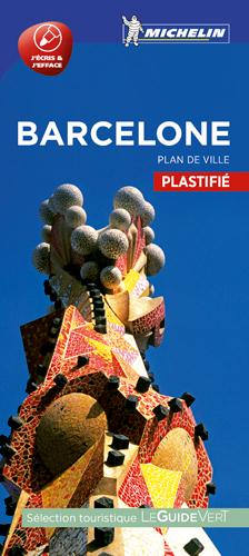 PLANS DE VILLE MICHELIN EUROPE - PLAN BARCELONE - PLAN DE VILLE PLASTIFIE