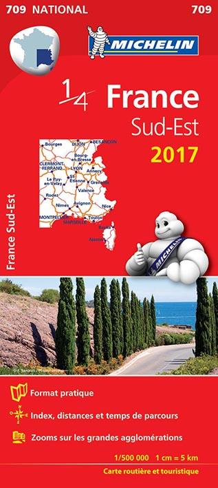 CARTE NATIONALE FRANCE SUD-EST 2017