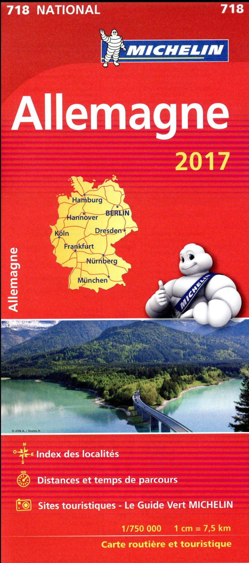 CARTE NATIONALE EUROPE - T9450 - CARTE NATIONALE 718 ALLEMAGNE 2017