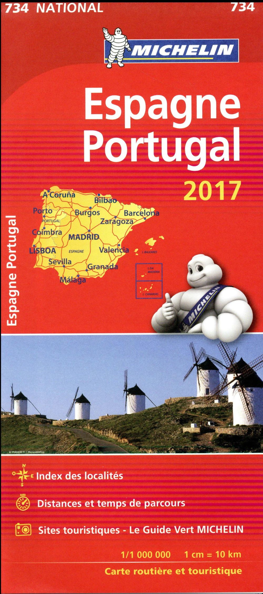 CARTE NATIONALE ESPAGNE, PORTUGAL 2017