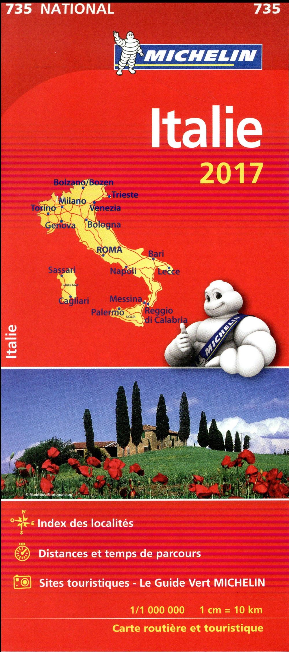 CARTE NATIONALE ITALIE 2017