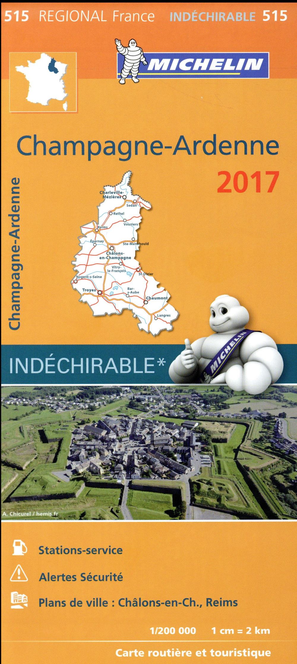 CARTE REGIONALE CHAMPAGNE-ARDENNE 2017