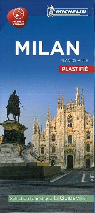 PLANS DE VILLE MICHELIN EUROPE - PLAN MILAN - PLAN DE VILLE PLASTIFIE