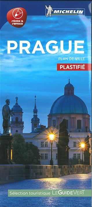 PLANS DE VILLE MICHELIN EUROPE - PLAN PRAGUE - PLAN DE VILLE PLASTIFIE