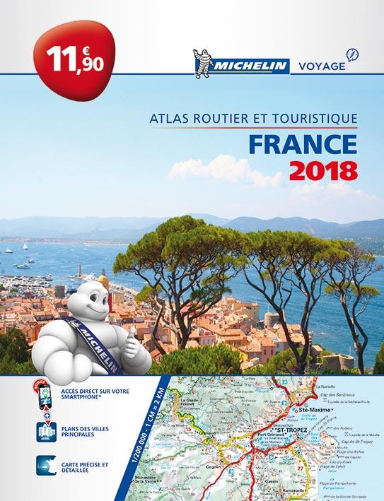 ATLAS FRANCE - T25060 - ATLAS ROUTIER FRANCE 2018 - L'ESSENTIEL (A4 BROCHE)