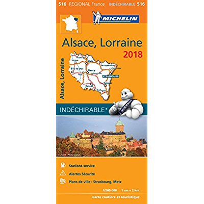 CARTE REGIONALE ALSACE, LORRAINE 2018