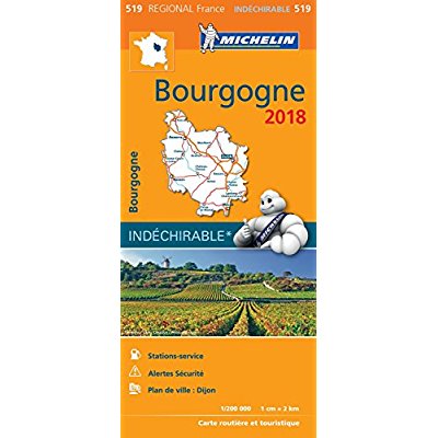 CARTE REGIONALE BOURGOGNE 2018