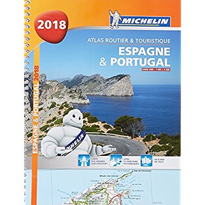 ATLAS EUROPE - T25360 - ESPAGNE & PORTUGAL 2018 - ATLAS ROUTIER ET TOURISTIQUE