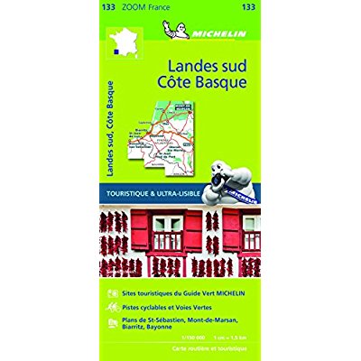 CARTE ZOOM LANDES SUD - COTE BASQUE