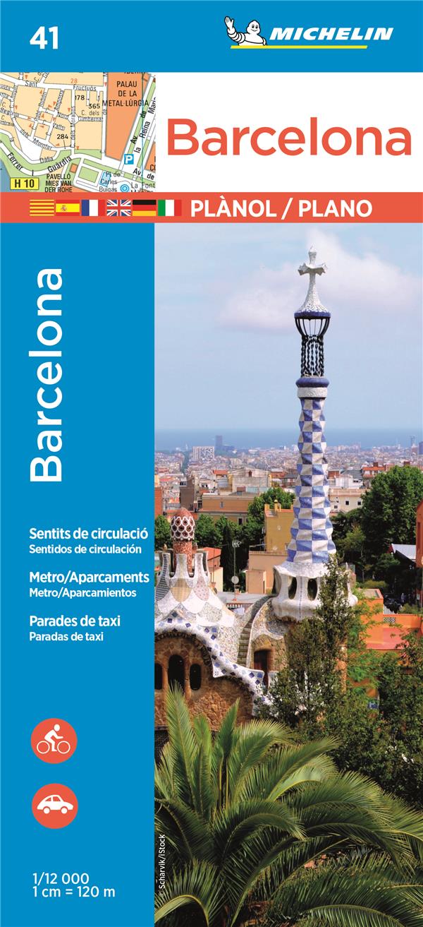 PLANS DE VILLE MICHELIN EUROPE - PLAN BARCELONA - PLANOL I INDEX / PLANO E INDICE