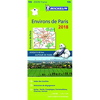 CARTE ZOOM FRANCE - T4610 - CARTE ZOOM 106 ENVIRONS DE PARIS 2018